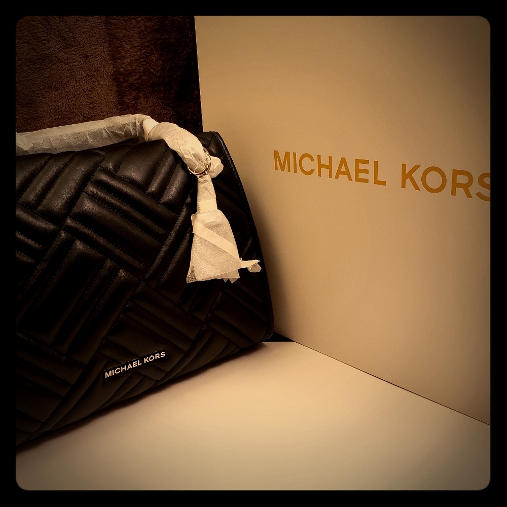 Michael Kors Kathy Large Quilted Leather Satchel